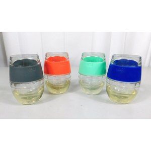 Set 4 Host Wine Freeze Cooling Cups Double Wall Insulated 8 .5 oz No Box